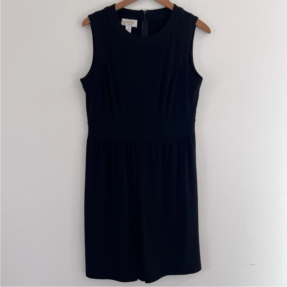Vintage Talbots Elegant Black Sleeveless Mini Dress